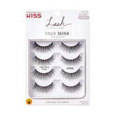 KISS Lash Couture Faux Mink – petite robe noire 12 mm, volume élégant et naturel.