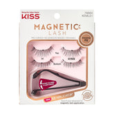 KISS Cils Magnétiques 01 avec aimants hauts pour une tenue sûre.