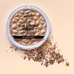 KISS NEW YORK Pro Touch Glow & Bronze teinte profonde, éclat naturel.