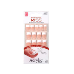 KISS Kiss Salon Acrylique Sugar Rush Medium, application fluide pour une finition nette.
