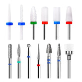 Kit forets ongles professionnel ceramique et diamant prêt pour le salon ou domicile.