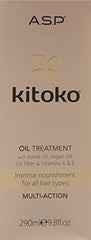 Kitoko huile - application par massage pour démêler sans lourdeur.