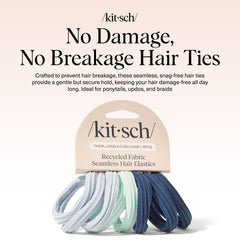 Kitsch Attaches-cheveux sans tiraillement, idéales pour tresses et queues de cheval.