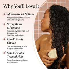 Barre douceur et brillance naturelle des cheveux