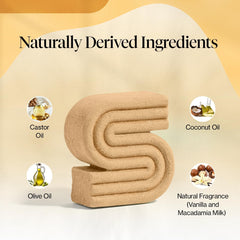Barre-shampoing coco Kitsch nettoie en douceur avec lait léger