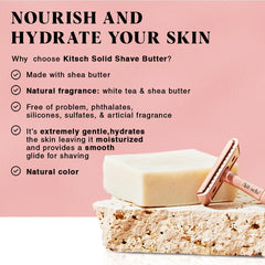Kitsch barre soin quotidien nourrissante : soin hydratant pour le rasage quotidien
