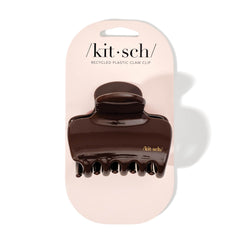 Kitsch Puffy claw chocolat : gros plan sur la forme arquée pour maintien solide.