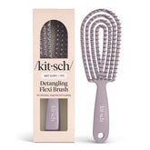 Brosse Kitsch Démêlant, cadre flexible épouse la forme de la tête pour démêler en douceur