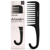 Kitsch brosse démêlant à dents larges pour boucles, facilite le démêlage des cheveux.