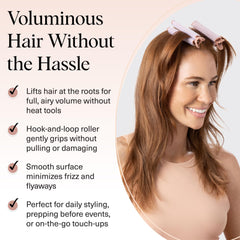 Clip Kitsch, prise douce anti-frizz pour cheveux lisses sans chaleur.