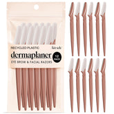 Kitsch Dermaplane rasoir visage terracotta; outil doux pour exfolier et raser.