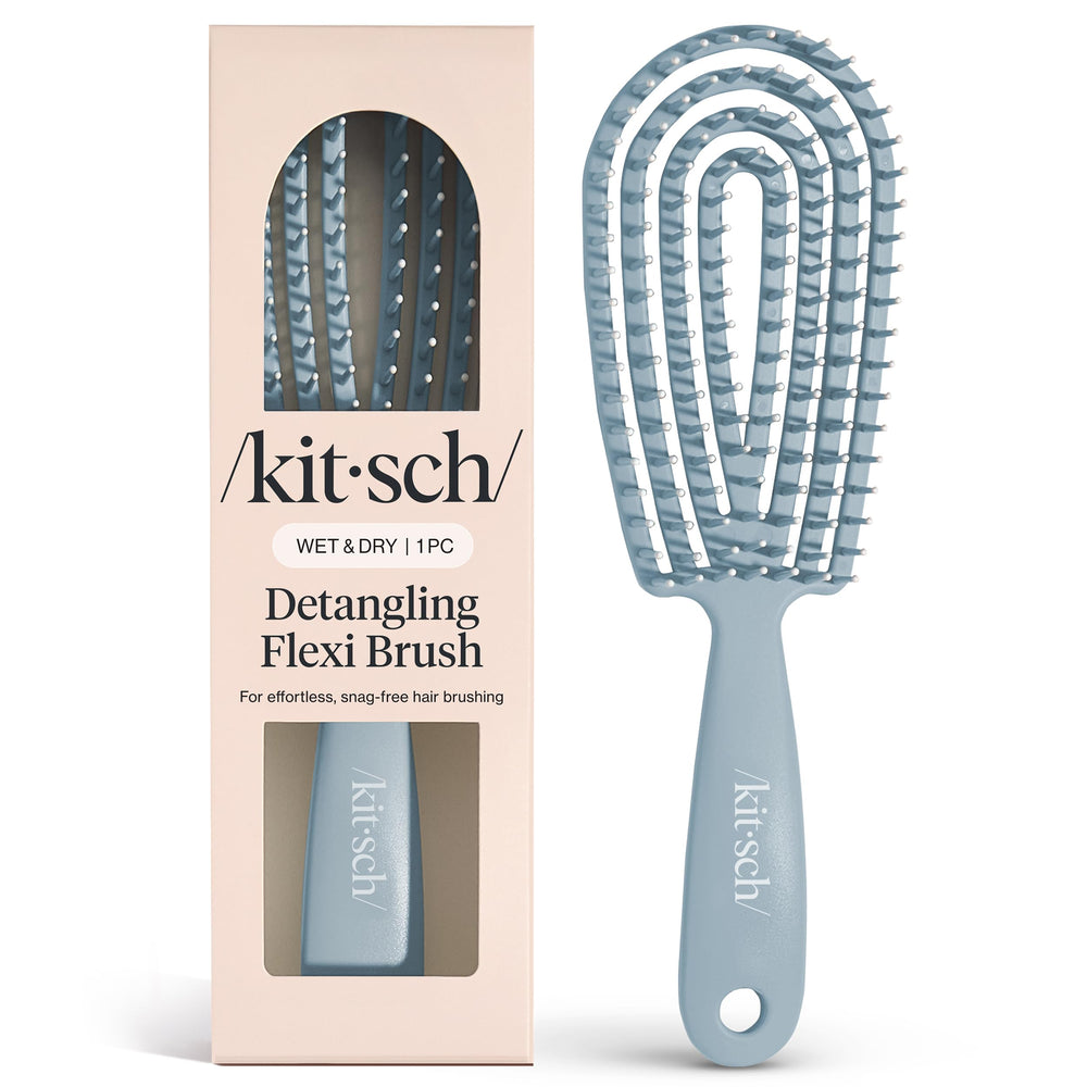 Brosse Kitsch Detangler cadre pliable pour démêlage en douceur et sans douleur.
