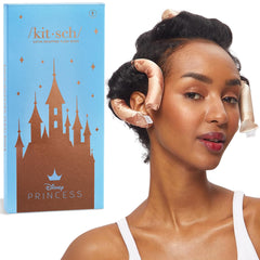 Kitsch Disney satin boucles sans chaleur la nuit, coiffage sans chaleur pendant le sommeil.