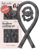 Kitsch Satin ensemble, boucles sans chaleur 34po, idéal pour la nuit.