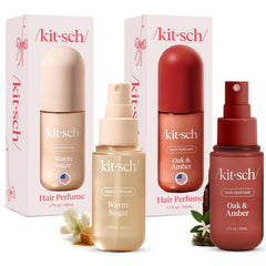 Kitsch Hair Perfume Warm Sugar – bouteille élégante offrant une douceur gourmande durable