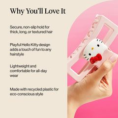 Motif Hello Kitty sur clip Kitsch, style ludique au quotidien.