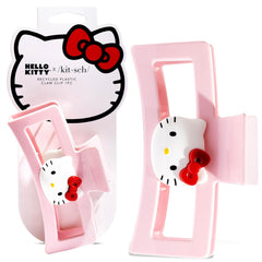 Pince-cheveux Kitsch Hello Kitty, prise robuste pour cheveux épais.