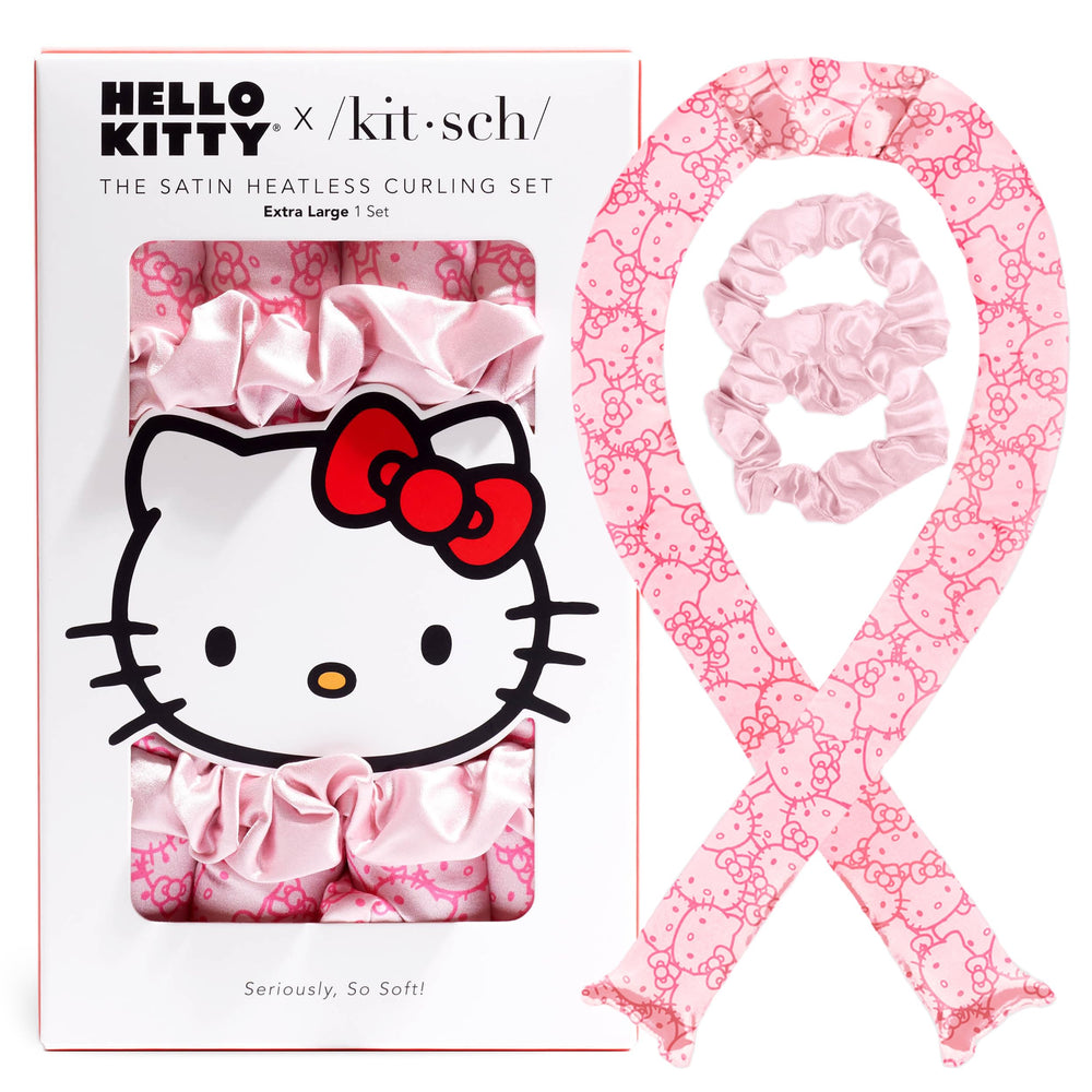 Hello Kitty x Kitsch: rouleau satin sans chaleur pour boucles douces