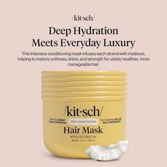Masque capillaire Kitsch – fortifie et apporte brillance à toutes les textures.