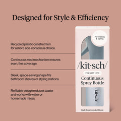 Bouteille Kitsch en plastique recyclé, choix éco-responsable.