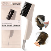 Kitsch nettoyeur brosse 2-en-1 retire nœuds et résidus