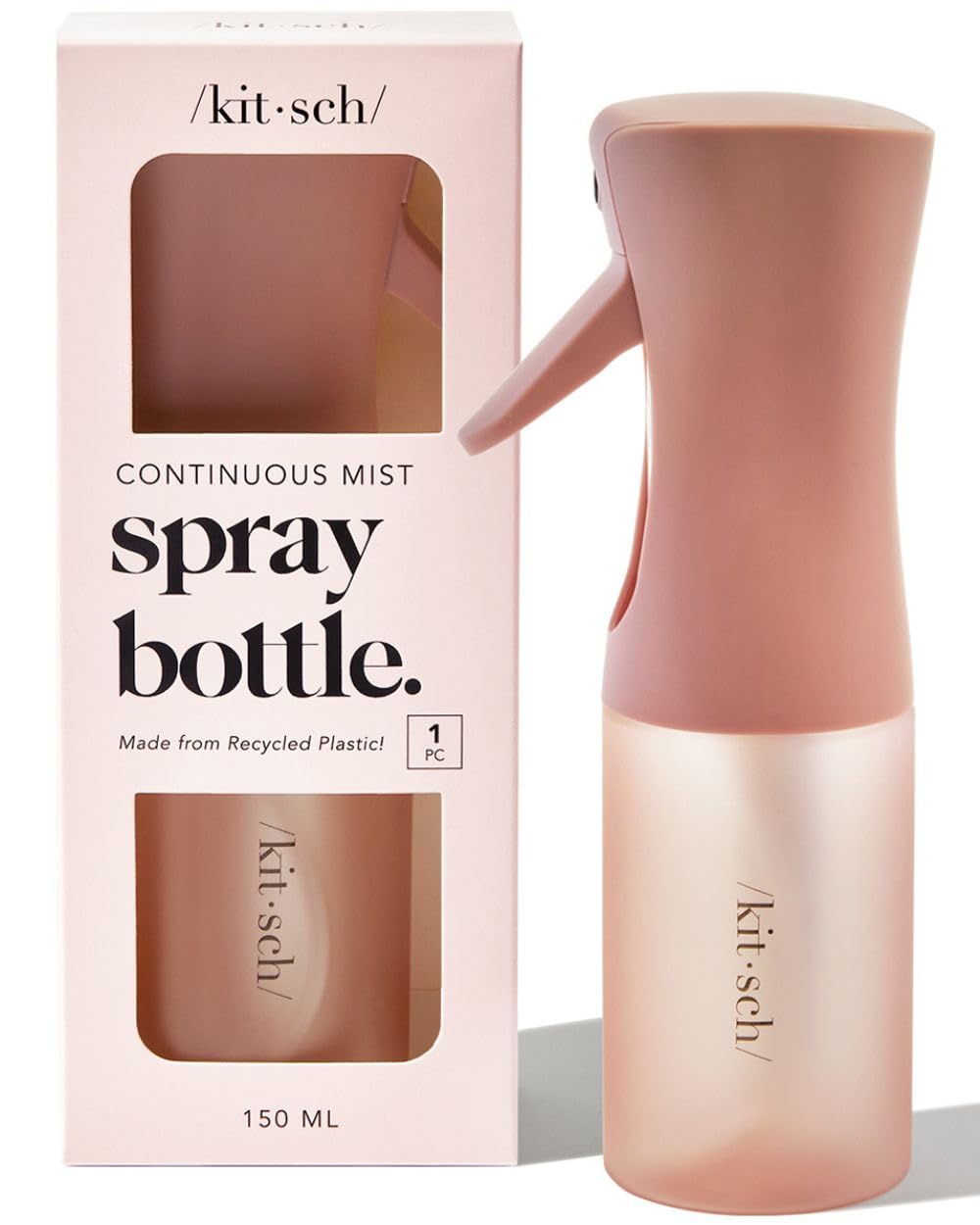 Kitsch pulvérisateur continu pour cheveux, brume fine et homogène.