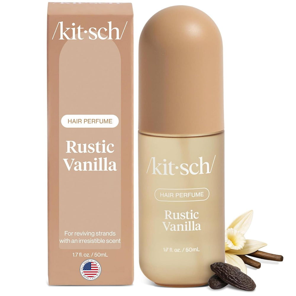 Kitsch Rustic Vanilla – bouteille 50 ml pour parfum capillaire raffiné et durable