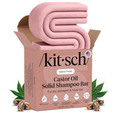 Kitsch savon-shampoing en barre ricin hydratant pour cuir chevelu sain