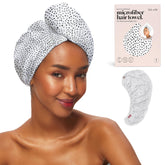 Kitsch serviette microfibre pour cheveux, absorption rapide et soin en douceur.
