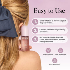 Kitsch Sheer Violet – Application sur cheveux pour rafraîchir subtilement.