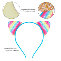 KIUSOWAYD bandeau oreilles-chat léger et confortable pour un port prolongé.