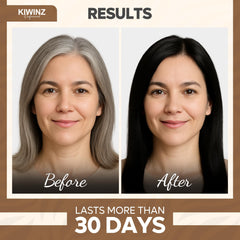 Kiwinz Professional application scene shows easy hair color massage for even coverage.