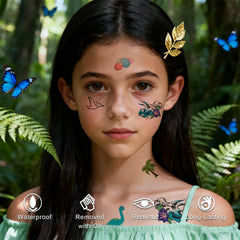 Application rapide des tatouages dinosaure KJYIOY pour enfants.