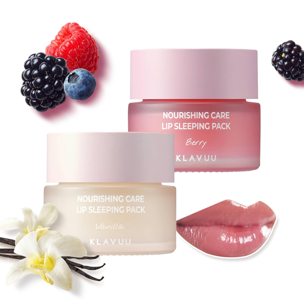 Klavuu Lip Mask Set masque nocturne hydratant pour lèvres sèches