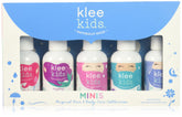 Coffret Klee Naturals pour cheveux et corps d’enfant, voyage pratique et soin naturel.