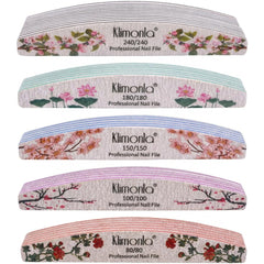 Lime Klimonla florale 80 grains pour modeler les ongles épais avec douceur.