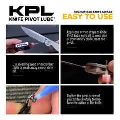 Knife Pivot Lube : protection des roulements et paliers contre la corrosion.