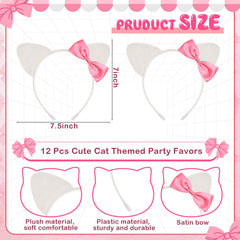 Knitgrip oreille-chat peluche rose en gros plan, toucher doux