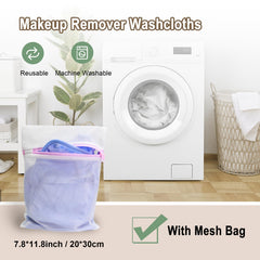 KODAMO lingettes démaquillage bords renforcés pour plus de durabilité.