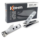 KOHM Coupe-Ongles des pieds, lame incurvée, précision sur ongles épais.