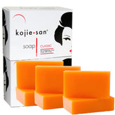 Savon Kojie San original Kojic Acide, paquet de 6 barres, routine quotidienne.