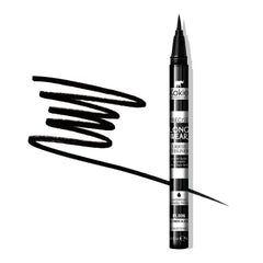 Kokie Precise Longwear Eyeliner pinceau fin pour tracés nets et propres.
