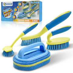 Koksi ensemble brosses quatre pièces pour nettoyage polyvalent et efficace.
