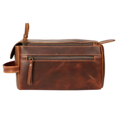 KomalC trousse toilette cuir buffle premium fermetures YKK durables.
