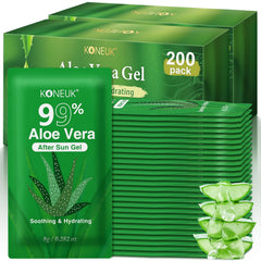 Gel aloé véra KONEUK en sachet visage pour hydratation légère