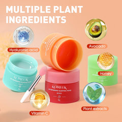 KONEUK masque lèvres pamplemousse, soin léger et nutritif.