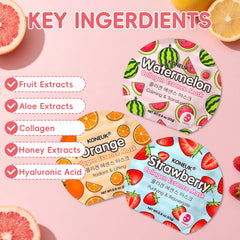 KONEUK masque visage pasteque sensation fraîche et hydratation légère