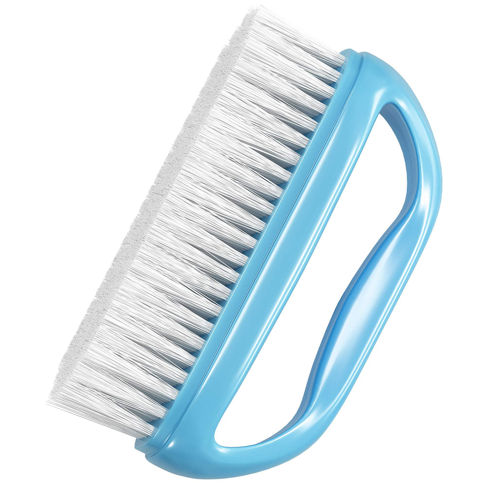 Brosse KONEX Perfect-Grip bleue avec prise à quatre doigts pour nettoyer les ongles.