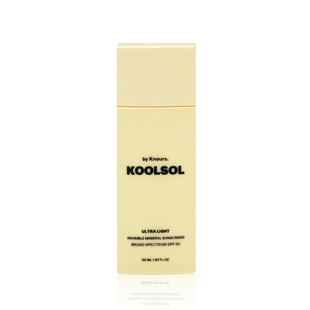 KOOLSOL par Knours, bouteille sans trace offrant une protection minérale légère.