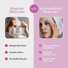 Masque Koreana Skin hydrogel adenosine pour raffermir et lisser la peau.